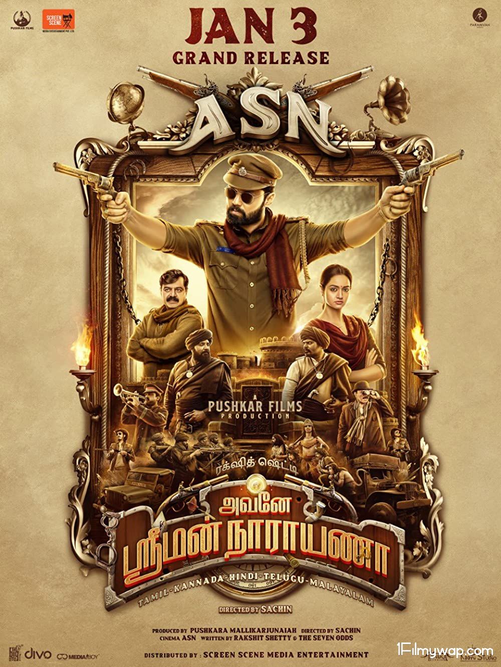 Avane Srimannarayana (2021) Unofficial Hindi Dubbed