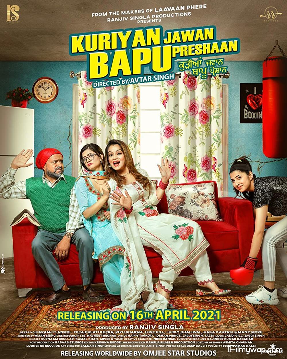 Kuriyan Jawan Bapu Preshaan 2021 AMZN HDRip Punjabi