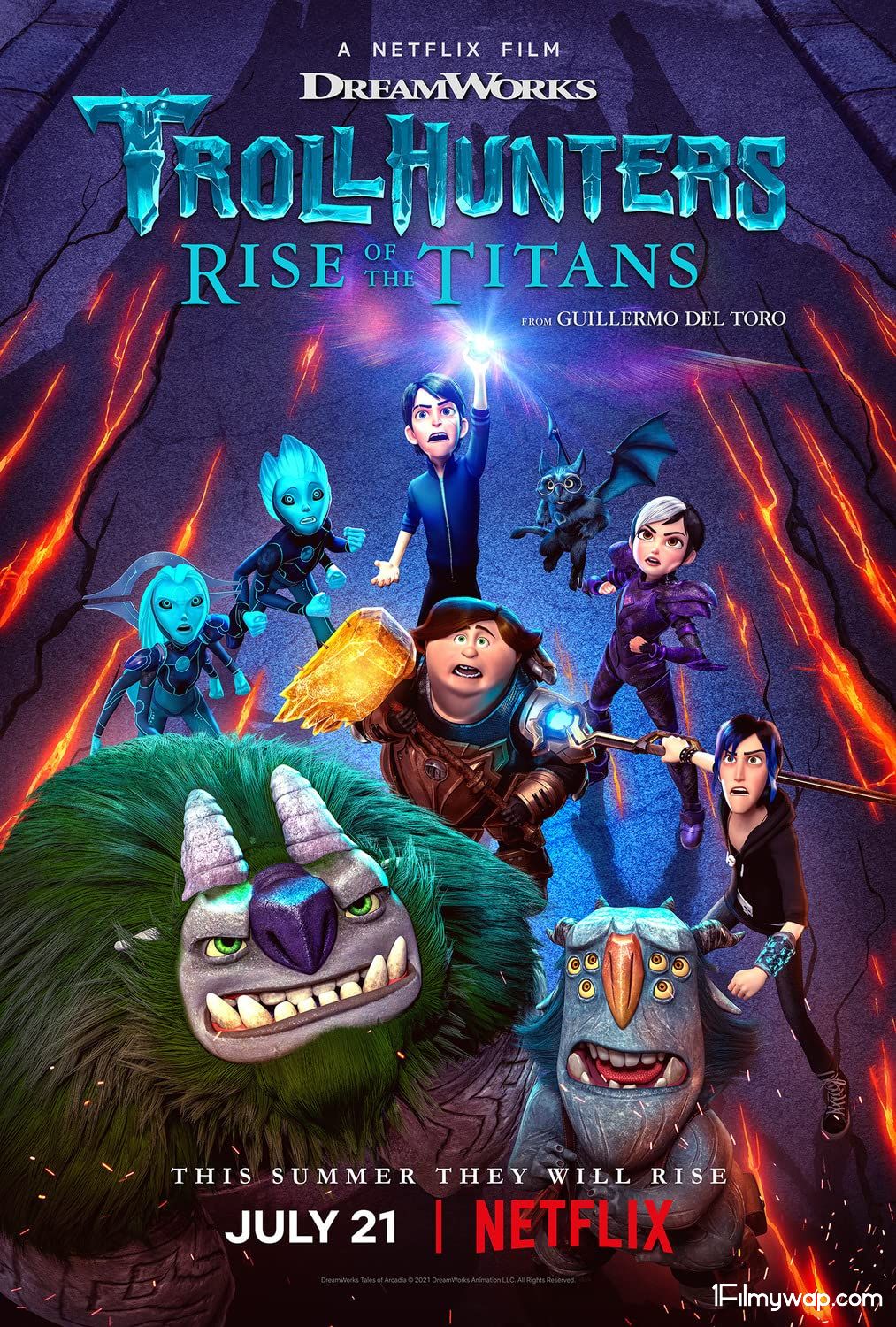 Trollhunters Rise of the Titans (2021) Hindi Dubbed ORG HDRip